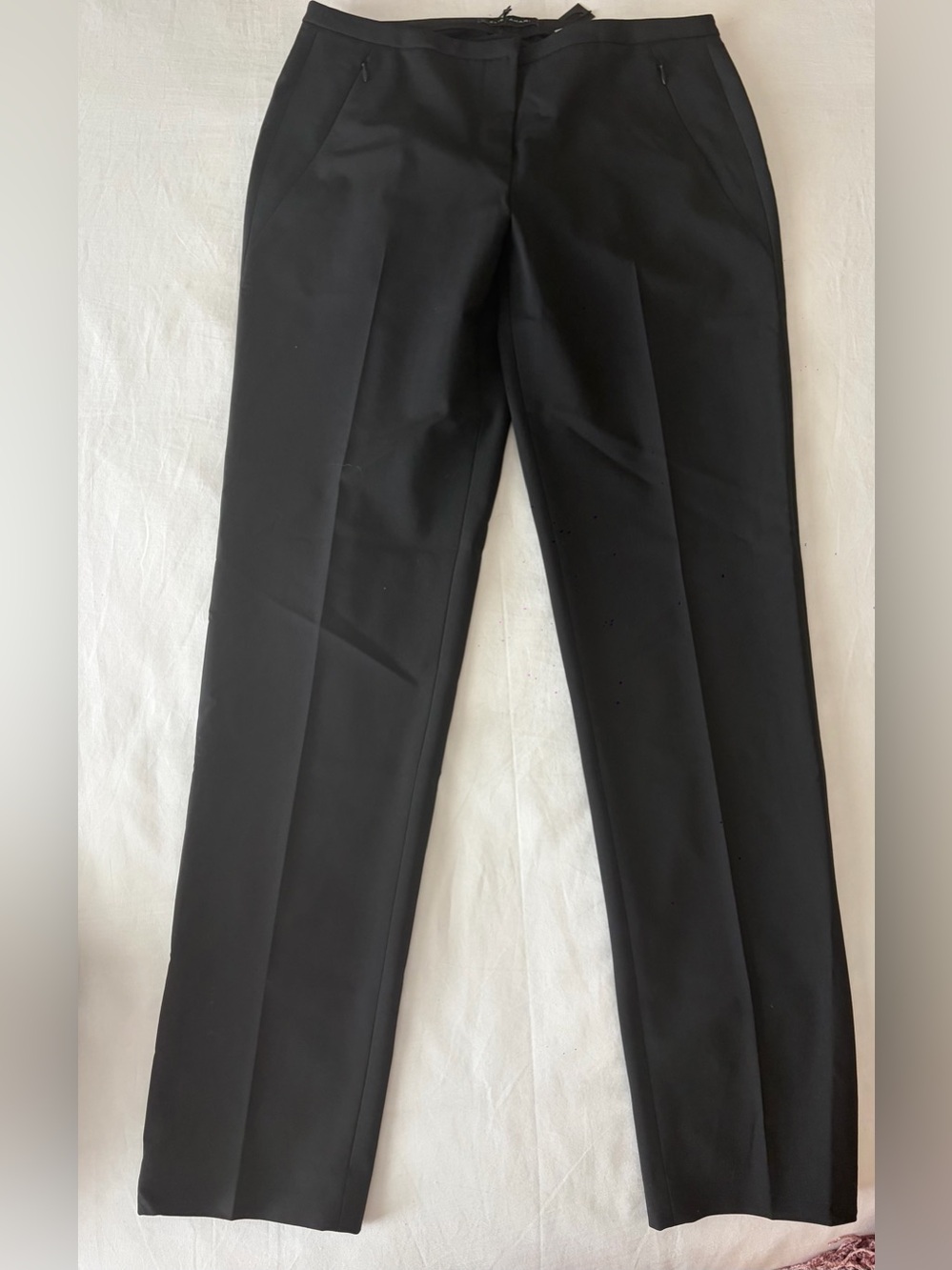Elie Tahari Black Jillian Slim Dress Pants